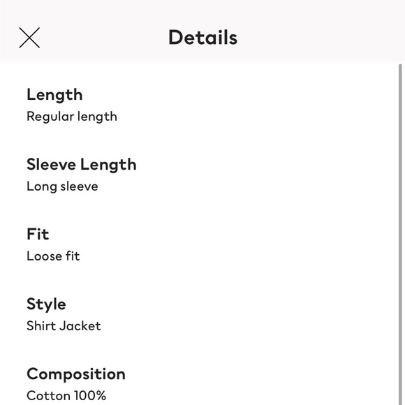 H&M Corduroy Shirt Jacket - Picture 3 of 7